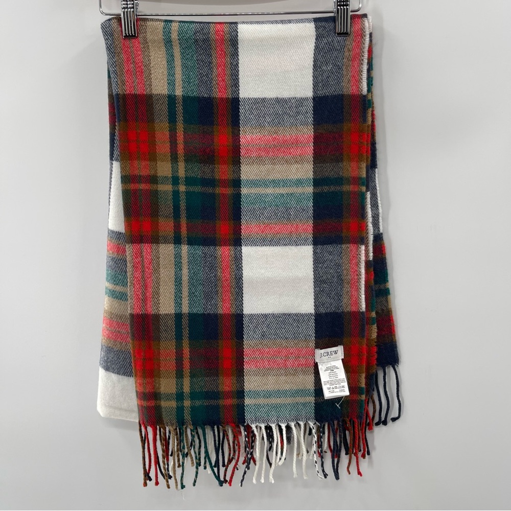 J. Crew Plaid Blanket Scarf